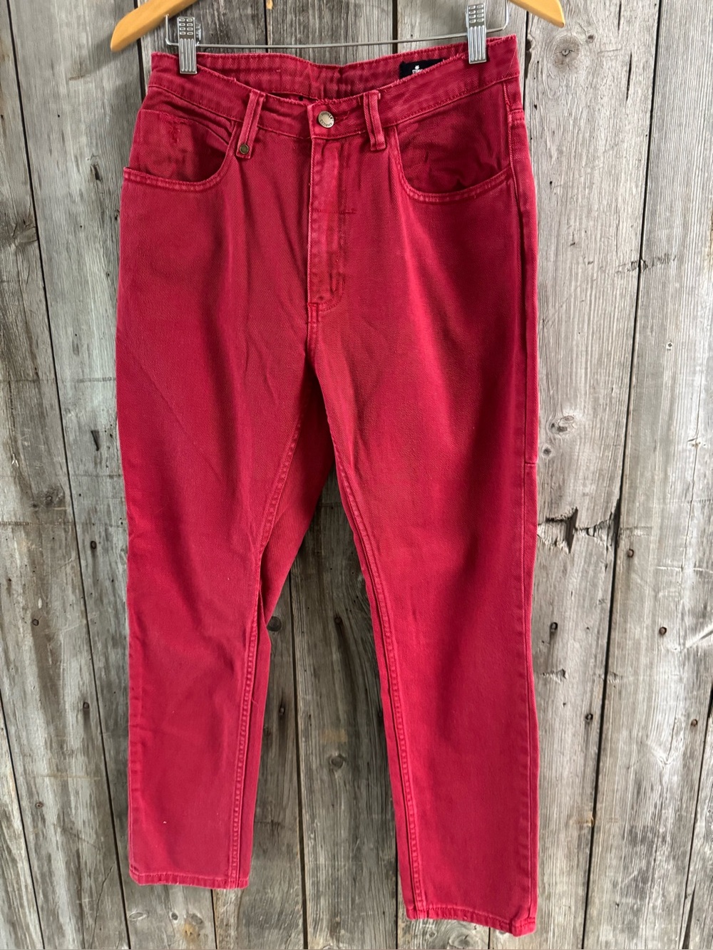 URBAN OUTFITTERS Thrills Red Jeans - size 28 waist